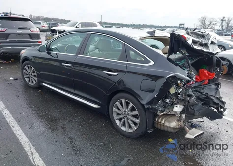 2017 Hyundai Sonata Limited z USA, uszkodzony, nr VIN 5NPE34AF9HH460439